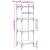 Bibliotecă cu 4 niveluri gri sonoma 40x30x120 cm lemn prelucrat GartenMobel Dekor