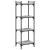 Bibliotecă cu 4 niveluri gri sonoma 40x30x120 cm lemn prelucrat GartenMobel Dekor