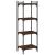Bibliotecă 4 niveluri, stejar maro 40x30x120 cm, lemn prelucrat GartenMobel Dekor