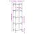 Bibliotecă 5 niveluri stejar afumat 40x30x154 cm lemn prelucrat GartenMobel Dekor