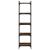 Bibliotecă 5 niveluri stejar afumat 40x30x154 cm lemn prelucrat GartenMobel Dekor