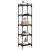 Bibliotecă 5 niveluri stejar afumat 40x30x154 cm lemn prelucrat GartenMobel Dekor