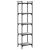 Bibliotecă cu 5 niveluri gri sonoma 40x30x154 cm lemn prelucrat GartenMobel Dekor