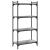 Bibliotecă cu 4 niveluri gri sonoma 60x30x120 cm lemn prelucrat GartenMobel Dekor