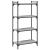 Bibliotecă cu 4 niveluri gri sonoma 60x30x120 cm lemn prelucrat GartenMobel Dekor