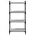 Bibliotecă cu 4 niveluri gri sonoma 60x30x120 cm lemn prelucrat GartenMobel Dekor