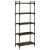 Bibliotecă 5 niveluri stejar afumat 60x30x154 cm lemn prelucrat GartenMobel Dekor