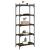 Bibliotecă 5 niveluri stejar afumat 60x30x154 cm lemn prelucrat GartenMobel Dekor