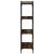 Bibliotecă 4 niveluri stejar afumat 80x30x120 cm lemn prelucrat GartenMobel Dekor