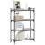 Bibliotecă cu 4 niveluri gri sonoma 80x30x120 cm lemn prelucrat GartenMobel Dekor