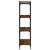 Bibliotecă 4 niveluri, stejar maro 80x30x120 cm, lemn prelucrat GartenMobel Dekor