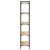 Bibliotecă 5 niveluri stejar sonoma 80x30x154 cm lemn prelucrat GartenMobel Dekor