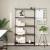 Bibliotecă 5 niveluri stejar afumat 80x30x154 cm lemn prelucrat GartenMobel Dekor