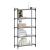 Bibliotecă cu 5 niveluri gri sonoma 80x30x154 cm lemn prelucrat GartenMobel Dekor