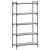 Bibliotecă cu 5 niveluri gri sonoma 80x30x154 cm lemn prelucrat GartenMobel Dekor