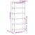 Bibliotecă cu 6 niveluri gri sonoma 80x30x188 cm lemn prelucrat GartenMobel Dekor