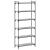 Bibliotecă cu 6 niveluri gri sonoma 80x30x188 cm lemn prelucrat GartenMobel Dekor