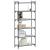 Bibliotecă cu 6 niveluri gri sonoma 80x30x188 cm lemn prelucrat GartenMobel Dekor