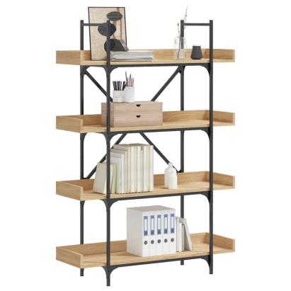 Bibliotecă 4 niveluri, stejar sonoma, 100x33x145,5 cm, lemn GartenMobel Dekor