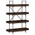 Bibliotecă cu 4 niveluri, stejar fumuriu, 100x33x145,5 cm, lemn GartenMobel Dekor