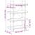 Bibliotecă 4 niveluri gri sonoma 100x33x145,5 cm lemn prelucrat GartenMobel Dekor