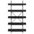Bibliotecă cu 5 niveluri, negru, 100x33x180,5 cm lemn prelucrat GartenMobel Dekor