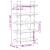 Bibliotecă 5 niveluri stejar maro 100x33x180,5 cm lemn compozit GartenMobel Dekor
