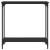 Masă consolă, negru, 75x30,5x75 cm, lemn prelucrat GartenMobel Dekor