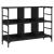 Servantă, negru, 102x32x73,5 cm, lemn prelucrat GartenMobel Dekor