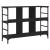 Servantă, negru, 102x32x73,5 cm, lemn prelucrat GartenMobel Dekor
