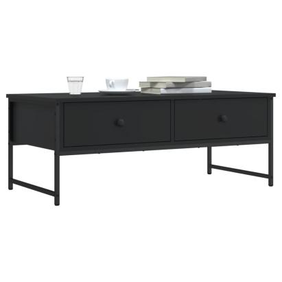 Măsuță de cafea, negru, 101x49x39,5 cm, lemn prelucrat GartenMobel Dekor