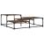 Măsuță de cafea stejar fumuriu 107x107x40 cm din lemn prelucrat GartenMobel Dekor