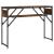 Măsuță consolă cu raft stejar afumat 105x30x75cm lemn prelucrat GartenMobel Dekor
