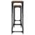 Mese console suprapuse, 2 buc, stejar fumuriu, lemn prelucrat GartenMobel Dekor