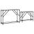 Mese console suprapuse, 2 buc, gri sonoma, lemn prelucrat GartenMobel Dekor