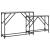 Mese console suprapuse, 2 buc, gri sonoma, lemn prelucrat GartenMobel Dekor