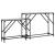 Mese console suprapuse, 2 buc, gri sonoma, lemn prelucrat GartenMobel Dekor
