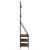Suport de haine cu raft de pantofi stejar maro, 72x34x184 cm GartenMobel Dekor