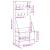 Suport de haine cu raft de pantofi stejar fumuriu, 80x40x184 cm GartenMobel Dekor