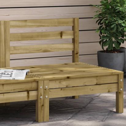 Canapea de grădină fără cotiere, lemn de pin tratat GartenMobel Dekor