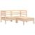 Canapea de grădină cu 2 locuri/taburet, lemn masiv de pin GartenMobel Dekor