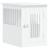 Mobilier tip ladă pentru câini, alb, 45x62x59 cm lemn prelucrat GartenMobel Dekor