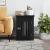 Mobilier tip ladă pentru câini negru 45x62x59 cm lemn prelucrat GartenMobel Dekor