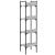 Bibliotecă 4 niveluri, gri sonoma 35x30x138,5 cm lemn prelucrat GartenMobel Dekor