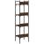 Bibliotecă 4 niveluri stejar maro 35x30x138,5 cm lemn prelucrat GartenMobel Dekor