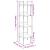 Bibliotecă 4 niveluri stejar maro 35x30x138,5 cm lemn prelucrat GartenMobel Dekor