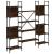Bibliotecă, stejar maro, 155,5x24x166,5 cm, lemn prelucrat GartenMobel Dekor