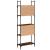 Bibliotecă 5 niveluri, stejar fumuriu, 60,5x24x166,5 cm GartenMobel Dekor