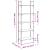 Bibliotecă 5 niveluri, gri sonoma, 60,5x24x166,5 cm GartenMobel Dekor
