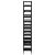 Bibliotecă, negru, 127,5x28,5x172,5 cm, lemn prelucrat GartenMobel Dekor